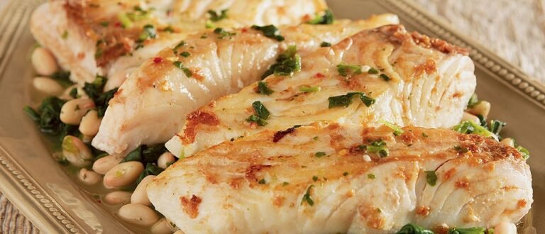 Broiled Cod with Chive Butter