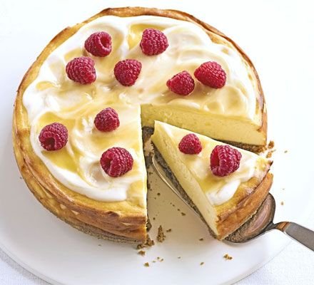 Luscious Lemon Baked Cheesecake