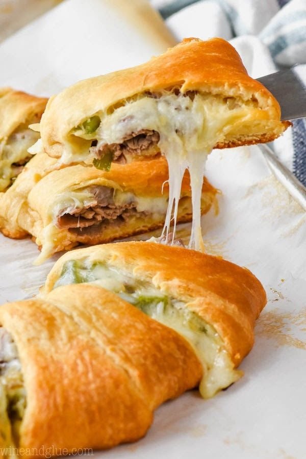 Philly Cheese Steak Crescent Ring