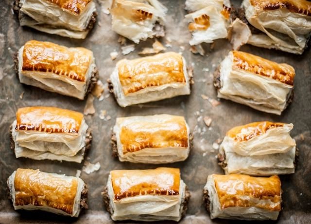 Beer Cheese Dip with Sausage in Puff Pastry Recipe