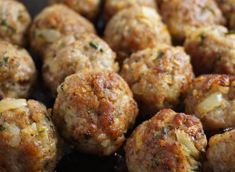 Turkey and Stuffing Balls