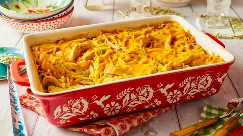 Enhanced Chicken Spaghetti Casserole