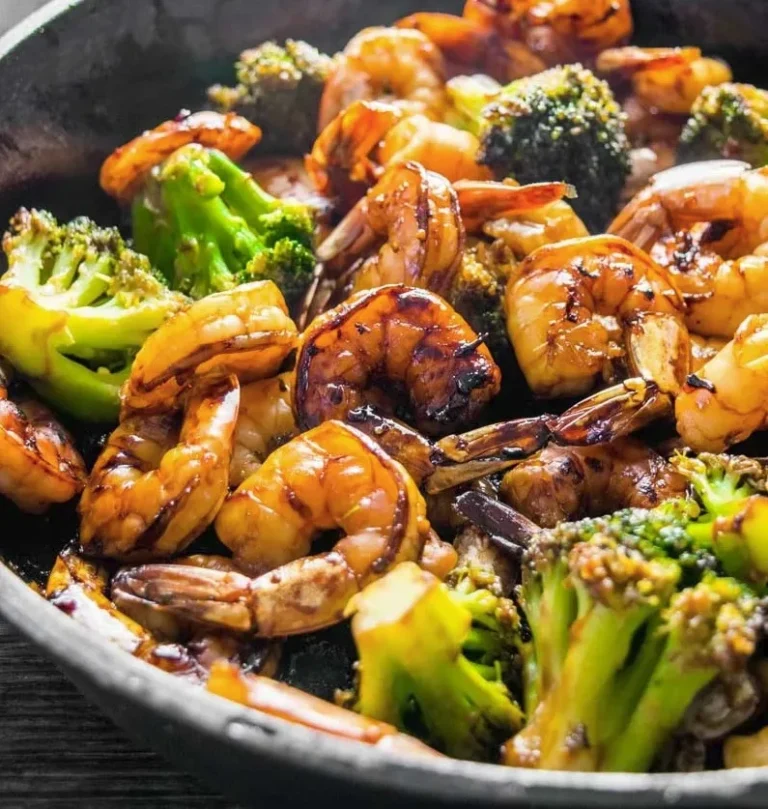 Honey Garlic Shrimp, Sausage & Broccoli