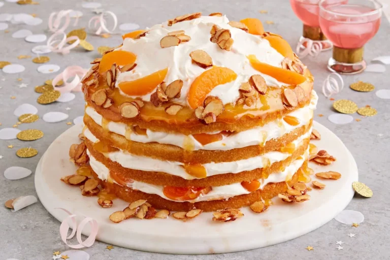 Heavenly Almond Cream Cake