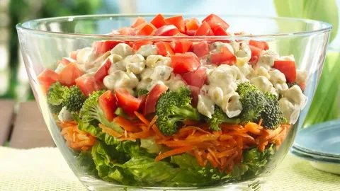 Layered Pasta Salad